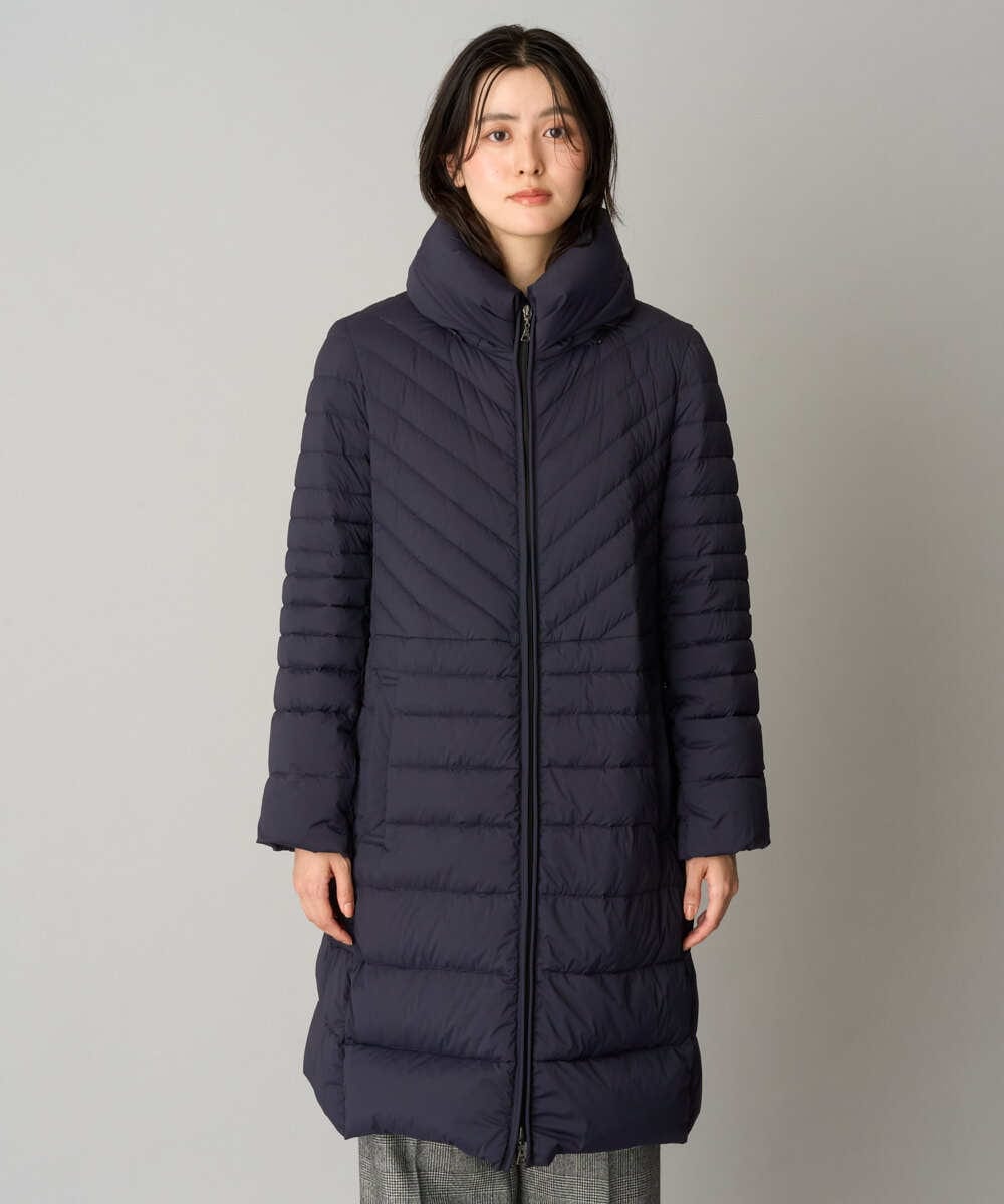 PZUAG51720 GEORGES RECH(ジョルジュ・レッシュ) ストレッチロングダウンコート ネイビー
