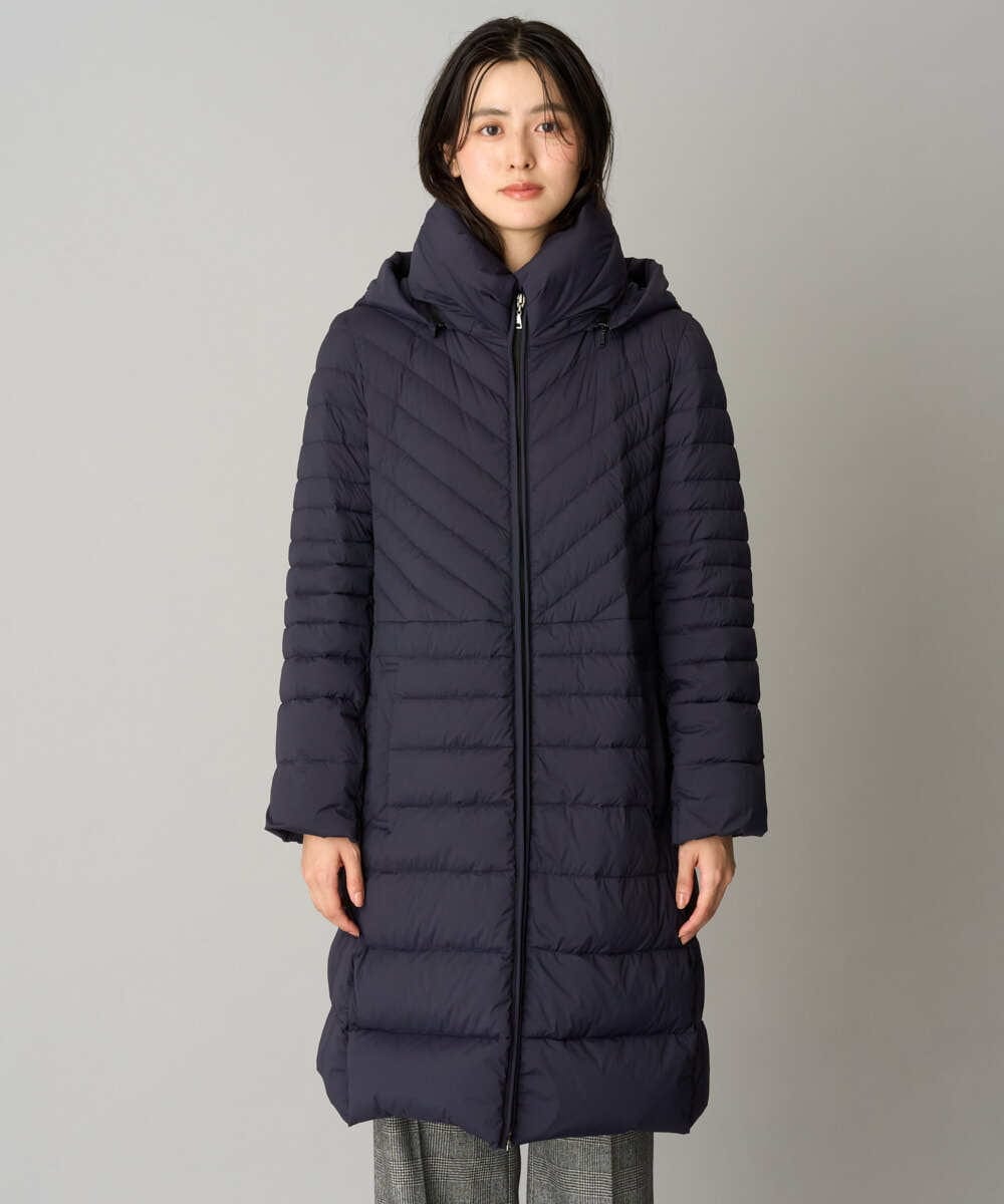 PZUAG51720 GEORGES RECH(ジョルジュ・レッシュ) ストレッチロングダウンコート ネイビー
