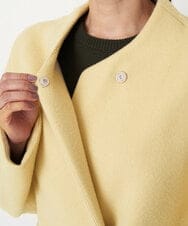 PZUAT40630 GEORGES RECH(ジョルジュ・レッシュ) ウールロングコート ライトイエロー