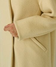 PZUAT40630 GEORGES RECH(ジョルジュ・レッシュ) ウールロングコート ライトイエロー