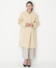 PZUAT40630 GEORGES RECH(ジョルジュ・レッシュ) ウールロングコート ライトイエロー