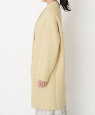 PZUAT40630 GEORGES RECH(ジョルジュ・レッシュ) ウールロングコート ライトイエロー