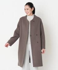 PZUAT40630 GEORGES RECH(ジョルジュ・レッシュ) ウールロングコート ブラウン