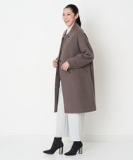 PZUAT40630 GEORGES RECH(ジョルジュ・レッシュ) ウールロングコート ブラウン