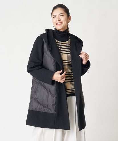 PZUAW47690 GEORGES RECH スーパー100ビーバータフタダウンコート