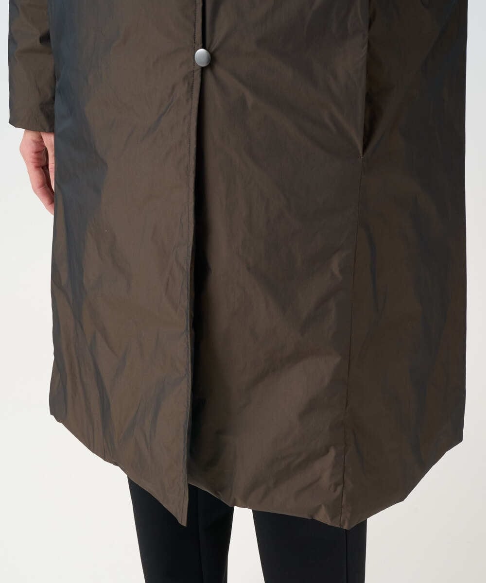 PZUCD55590 GEORGES RECH(ジョルジュ・レッシュ) ステッチレスシャンブレーロングダウンコート ブラウン