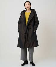 PZUCD55590 GEORGES RECH(ジョルジュ・レッシュ) ステッチレスシャンブレーロングダウンコート ブラウン