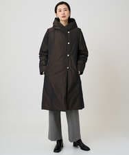 PZUCD55590 GEORGES RECH(ジョルジュ・レッシュ) ステッチレスシャンブレーロングダウンコート ブラウン