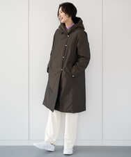 PZUCD55590 GEORGES RECH(ジョルジュ・レッシュ) ステッチレスシャンブレーロングダウンコート ブラウン