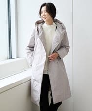 PZUCD55590 GEORGES RECH(ジョルジュ・レッシュ) ステッチレスシャンブレーロングダウンコート ブラウン