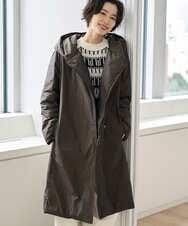 PZUCD55590 GEORGES RECH(ジョルジュ・レッシュ) ステッチレスシャンブレーロングダウンコート ブラウン