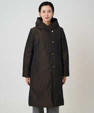 PZUCD55590 GEORGES RECH(ジョルジュ・レッシュ) ステッチレスシャンブレーロングダウンコート ブラウン