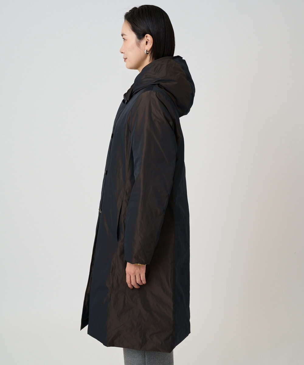 PZUCD55590 GEORGES RECH(ジョルジュ・レッシュ) ステッチレスシャンブレーロングダウンコート ブラウン