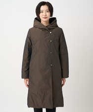 PZUCD55590 GEORGES RECH(ジョルジュ・レッシュ) ステッチレスシャンブレーロングダウンコート ブラウン