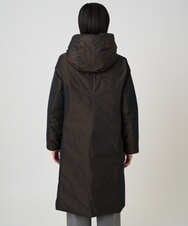 PZUCD55590 GEORGES RECH(ジョルジュ・レッシュ) ステッチレスシャンブレーロングダウンコート ブラウン