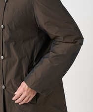 PZUCD55590 GEORGES RECH(ジョルジュ・レッシュ) ステッチレスシャンブレーロングダウンコート ブラウン