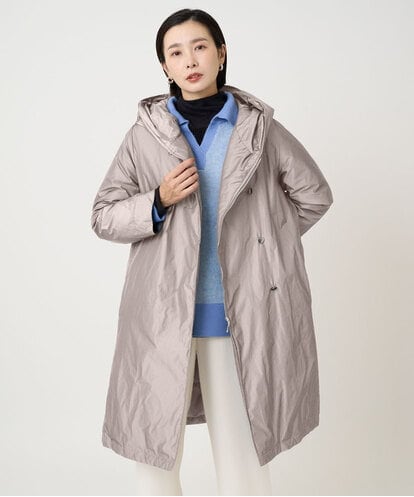 PZUCD55590 GEORGES RECH ステッチレスシャンブレーロングダウンコート