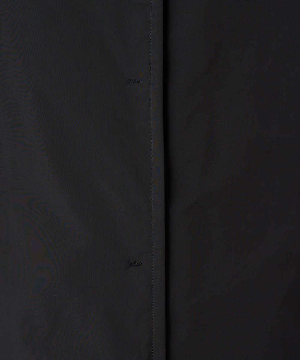 PZUCF46590 GEORGES RECH(ジョルジュ・レッシュ)  [追加]ステッチレスステンカラーミドルダウンコート ブラック