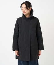 PZUCF46590 GEORGES RECH(ジョルジュ・レッシュ)  [追加]ステッチレスステンカラーミドルダウンコート ブラック