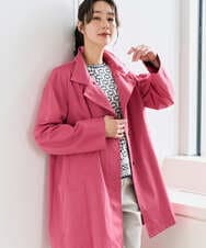 PZUEE07490 GEORGES RECH(ジョルジュ・レッシュ) テントライン2WAYカラーコート ピンク