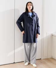 PZUEE07490 GEORGES RECH(ジョルジュ・レッシュ) テントライン2WAYカラーコート ピンク