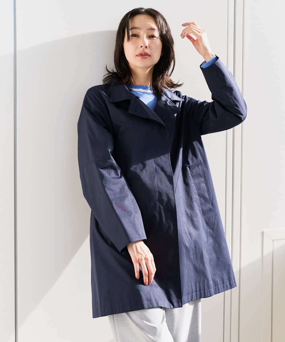 PZUEE07490 GEORGES RECH(ジョルジュ・レッシュ) テントライン2WAYカラーコート ピンク