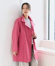 PZUEE07490 GEORGES RECH(ジョルジュ・レッシュ) テントライン2WAYカラーコート ピンク