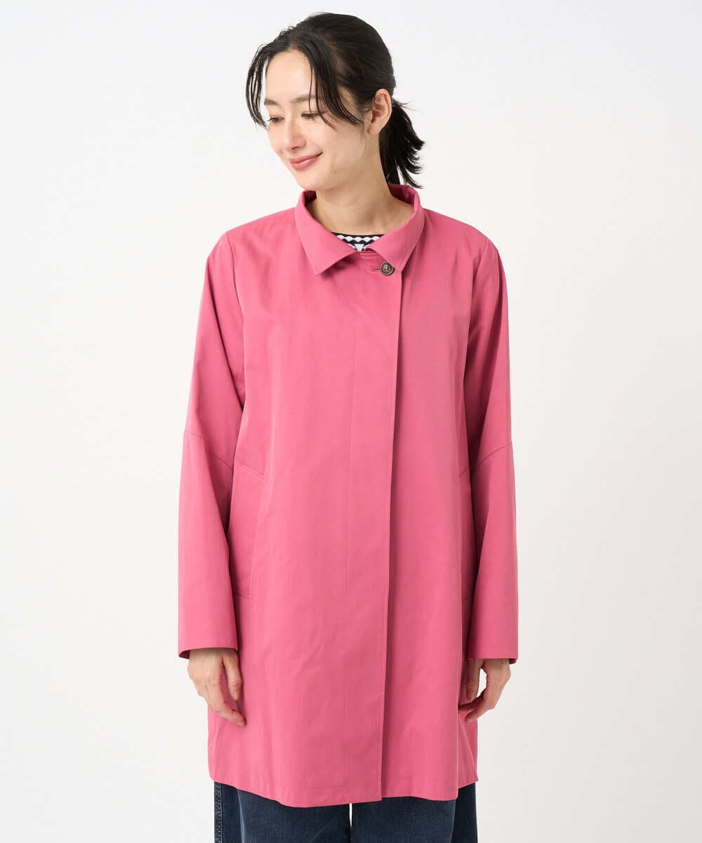 PZUEE07490 GEORGES RECH(ジョルジュ・レッシュ) テントライン2WAYカラーコート ピンク