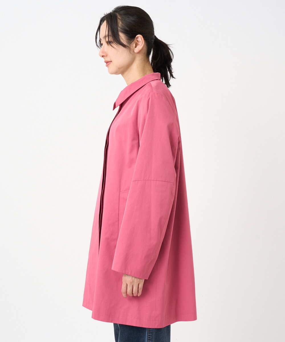 PZUEE07490 GEORGES RECH(ジョルジュ・レッシュ) テントライン2WAYカラーコート ピンク