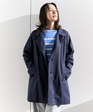 PZUEE07490 GEORGES RECH(ジョルジュ・レッシュ) テントライン2WAYカラーコート ネイビー