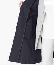 PZUET15430 GEORGES RECH(ジョルジュ・レッシュ) ドロップショルダーロングチェスターコート ネイビー