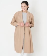 PZUET15430 GEORGES RECH(ジョルジュ・レッシュ) ドロップショルダーロングチェスターコート ネイビー
