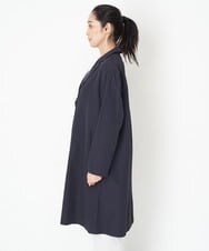 PZUET15430 GEORGES RECH(ジョルジュ・レッシュ) ドロップショルダーロングチェスターコート ネイビー