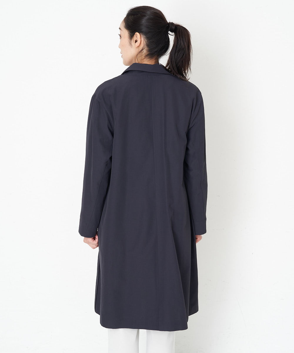 PZUET15430 GEORGES RECH(ジョルジュ・レッシュ) ドロップショルダーロングチェスターコート ネイビー