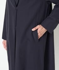 PZUET15430 GEORGES RECH(ジョルジュ・レッシュ) ドロップショルダーロングチェスターコート ネイビー