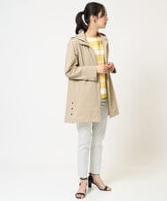 PZUGB40490 GEORGES RECH(ジョルジュ・レッシュ) ヘムライン4WAYタフタフードコート ネイビー