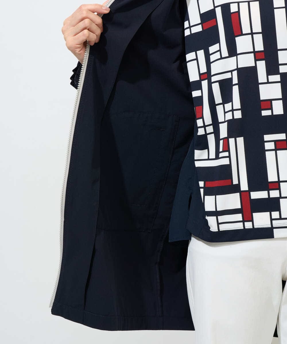 PZUGE40490 GEORGES RECH(ジョルジュ・レッシュ) 4WAYタフタフーデッドコート ネイビー