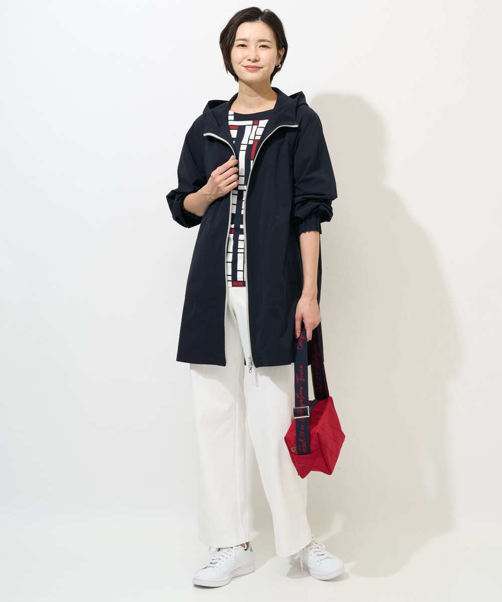 PZUGE40490 GEORGES RECH(ジョルジュ・レッシュ) 4WAYタフタフーデッドコート ネイビー