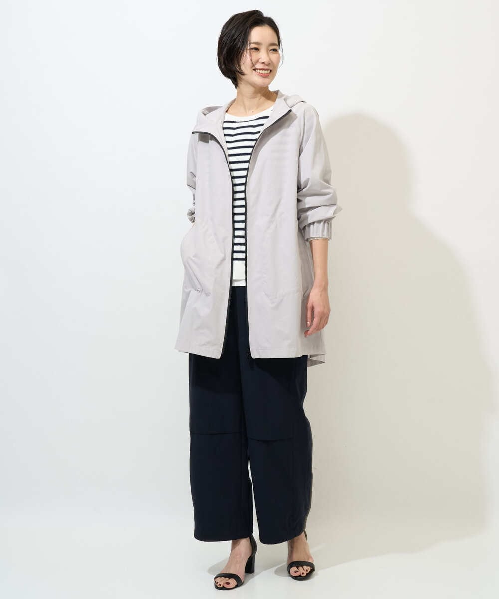 PZUGE40490 GEORGES RECH(ジョルジュ・レッシュ) 4WAYタフタフーデッドコート ネイビー