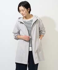 PZUGE40490 GEORGES RECH(ジョルジュ・レッシュ) 4WAYタフタフーデッドコート ライトグレー