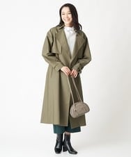 PZUJS35590 GEORGES RECH(ジョルジュ・レッシュ) シャンブレーギャバトレンチコート カーキ