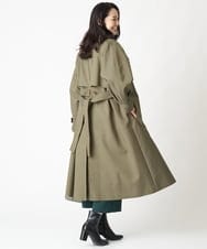 PZUJS35590 GEORGES RECH(ジョルジュ・レッシュ) シャンブレーギャバトレンチコート カーキ