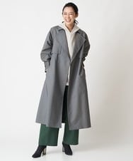 PZUJS35590 GEORGES RECH(ジョルジュ・レッシュ) シャンブレーギャバトレンチコート カーキ