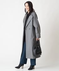 PZUJS35590 GEORGES RECH(ジョルジュ・レッシュ) シャンブレーギャバトレンチコート カーキ