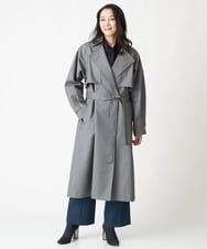 PZUJS35590 GEORGES RECH(ジョルジュ・レッシュ) シャンブレーギャバトレンチコート カーキ