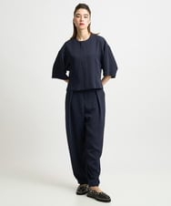 R3LGC02630 re:edition project 165(リ・エディション・プロジェクト 165) タックワイドテーパードパンツ/日本製 ネイビー