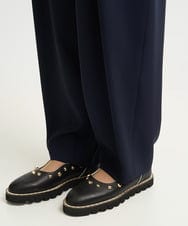 R3LGC02630 re:edition project 165(リ・エディション・プロジェクト 165) タックワイドテーパードパンツ/日本製 ネイビー