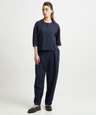 R3LGC02630 re:edition project 165(リ・エディション・プロジェクト 165) タックワイドテーパードパンツ/日本製 ネイビー