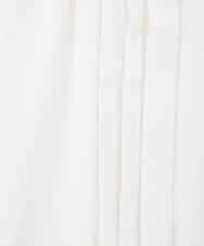 R6BDD70230 HIROKO BIS(小さいサイズ)(メゾン ドゥ サンク) 【小さいサイズ】タックデザインタイプライターシャツ ホワイト