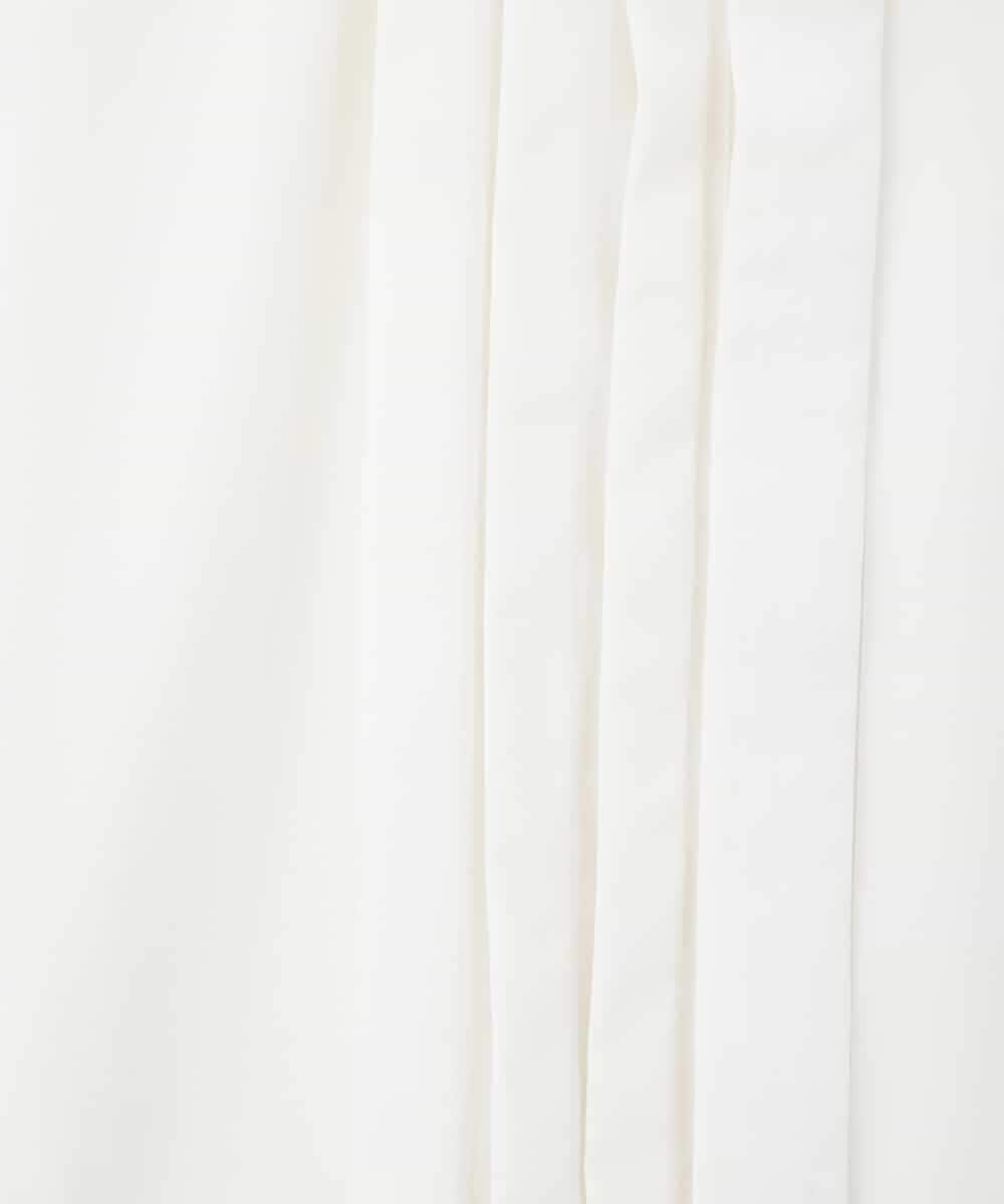 R6BDD70230 HIROKO BIS(小さいサイズ)(メゾン ドゥ サンク) 【小さいサイズ】タックデザインタイプライターシャツ ホワイト